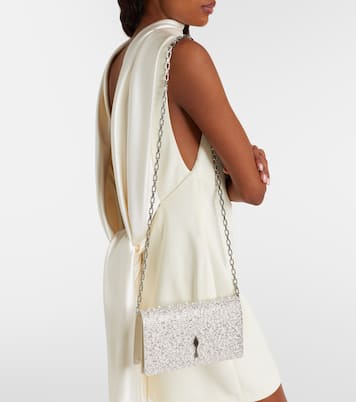 Bettina embellished leather clutch | Christian Louboutin