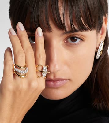 Ring Golden Strada aus 18kt Gelbgold (750/1000) mit Diamanten | Yeprem