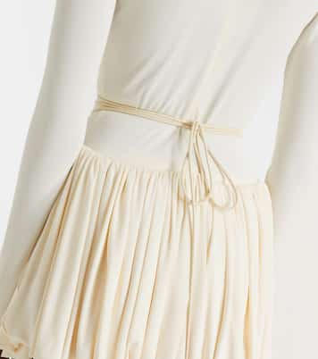 Gathered jersey minidress | Alaïa