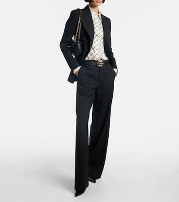 Hemd Gucci Horsebit aus Seiden-Twill | Gucci