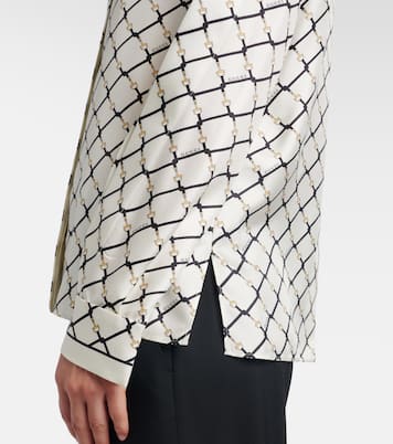 Hemd Gucci Horsebit aus Seiden-Twill | Gucci