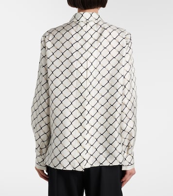 Hemd Gucci Horsebit aus Seiden-Twill | Gucci