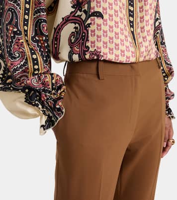 Pantalon bootcut en laine mélangée | Etro