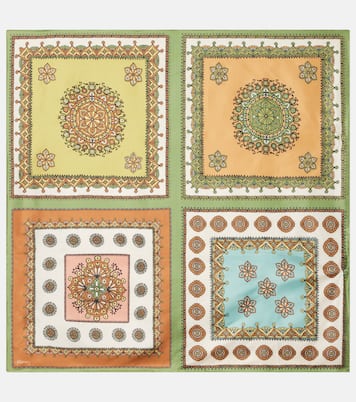 Contina Tiles silk scarf | Alémais