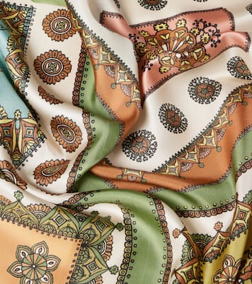 Contina Tiles silk scarf | Alémais