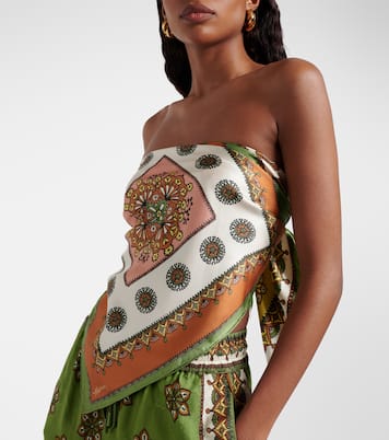 Contina Tiles silk scarf | Alémais