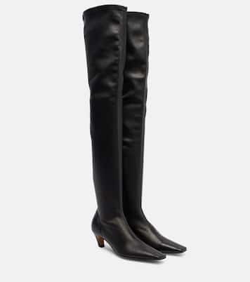 Arizona 50 leather over-the-knee boots | Khaite
