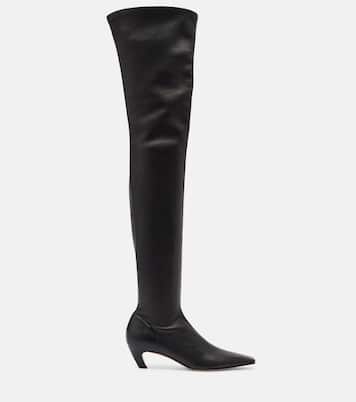 Arizona 50 leather over-the-knee boots | Khaite