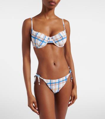 Checked bikini top | Polo Ralph Lauren