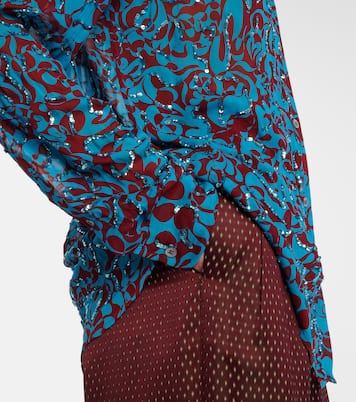 프린트 시퀸 셔츠 | Dries Van Noten