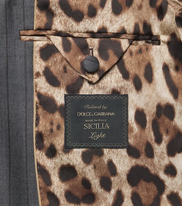 Pinstripe virgin wool blazer | Dolce&Gabbana