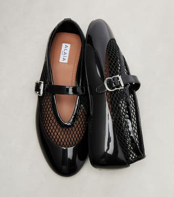Ballerinas mit Lackleder | Alaïa