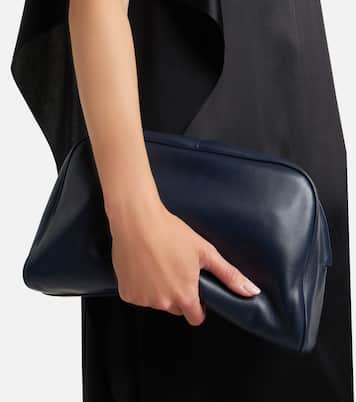 Leila Small leather clutch | The Row