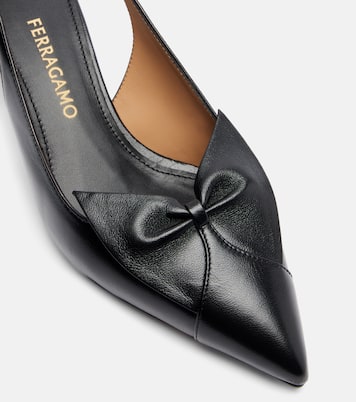 Felli 40 leather slingback pumps | Ferragamo