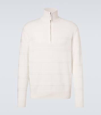 Cotton and cashmere turtleneck sweater | Allude