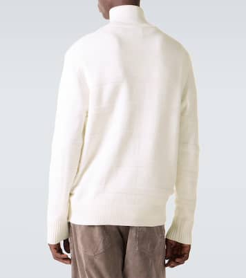Cotton and cashmere turtleneck sweater | Allude