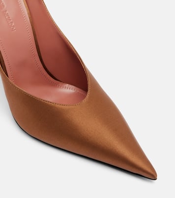 Pumps Anoke aus Satin | Amina Muaddi