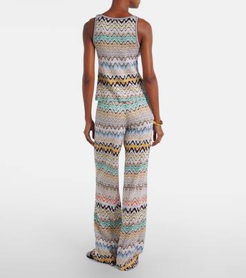 Wave high-rise wide-leg pants | Missoni