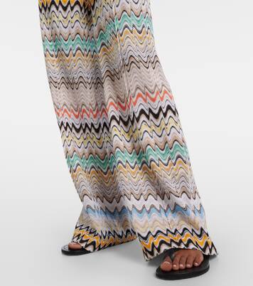 Wave high-rise wide-leg pants | Missoni