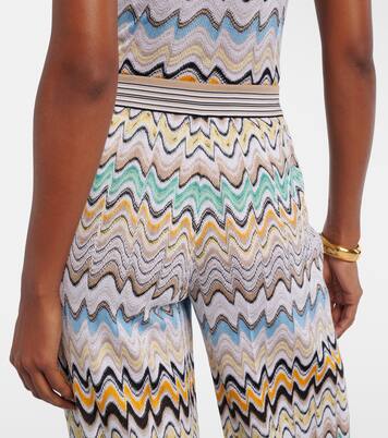 Wave high-rise wide-leg pants | Missoni