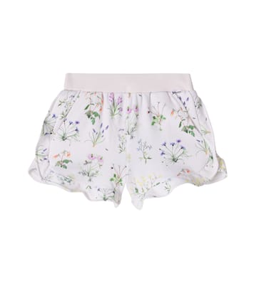 Acacia floral cotton-blend shorts | Molo