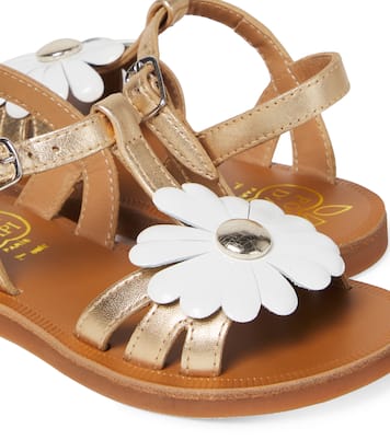Sandali Plagette Big Flo in pelle | Pom d'Api