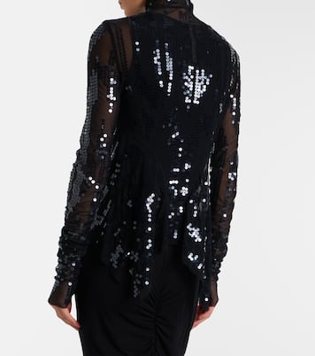 Gary sequined tulle jacket | Rick Owens