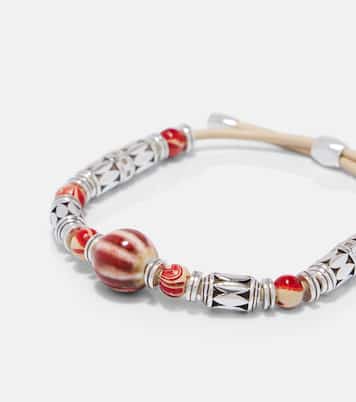 Bracciale Janis con pelle e perline | Isabel Marant