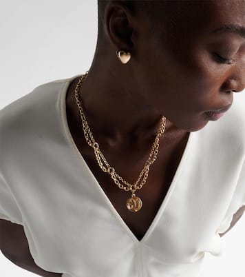 Halskette Infinite Gratitude aus 18kt Gelbgold mit Diamant | FoundRae