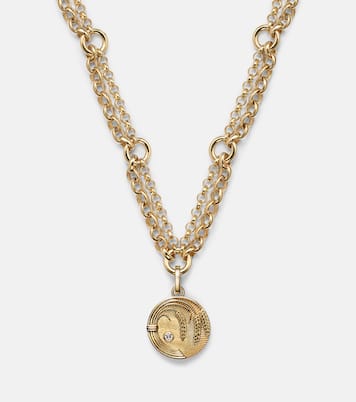 Halskette Infinite Gratitude aus 18kt Gelbgold mit Diamant | FoundRae