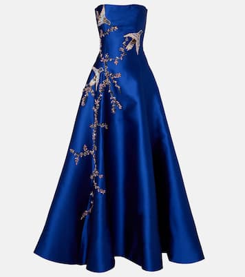 Mavia embellished bustier gown | Costarellos