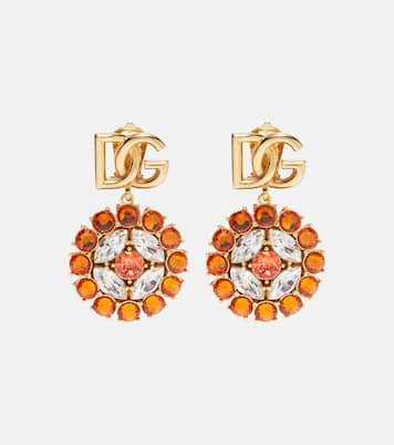 DG embellished clip-on earrings | Dolce&Gabbana