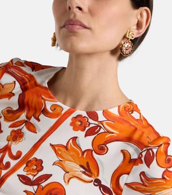 DG embellished clip-on earrings | Dolce&Gabbana