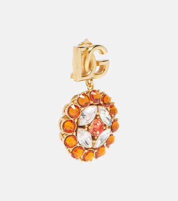 DG embellished clip-on earrings | Dolce&Gabbana