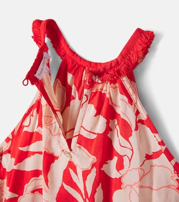 Cleo floral halterneck dress | Poupette St Barth Kids