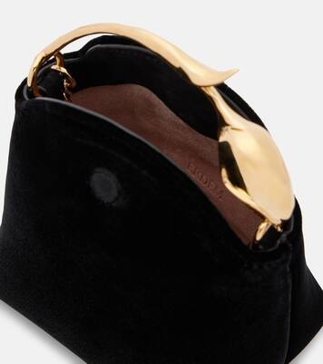 Bloom Micro velvet top-handle bag | Erdem