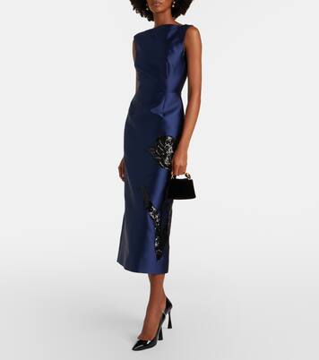 Bloom Micro velvet top-handle bag | Erdem
