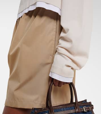 Cotton piqué and jersey polo shirt | Prada