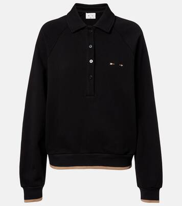 Collared Elle cotton polo shirt | The Upside