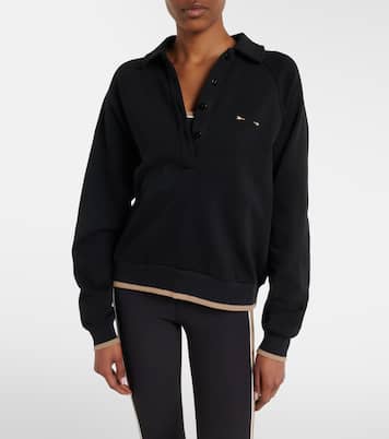 Collared Elle cotton polo shirt | The Upside