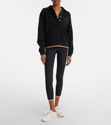 Collared Elle cotton polo shirt | The Upside