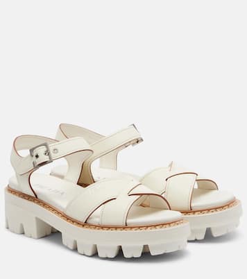 Leather sandals | Prada