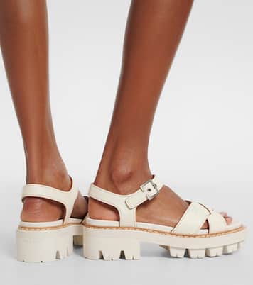 Leather sandals | Prada