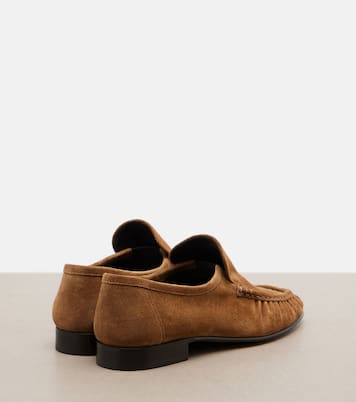 Soft Mocassin Two suede loafers | The Row