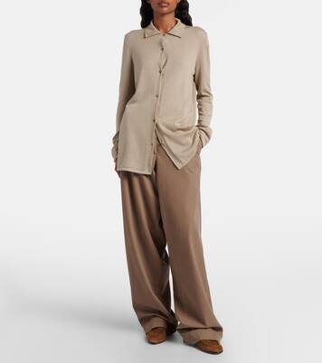 Soft Mocassin Two suede loafers | The Row