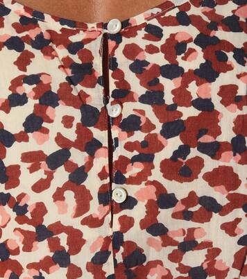 Robe Zahara imprimée en coton | Velvet