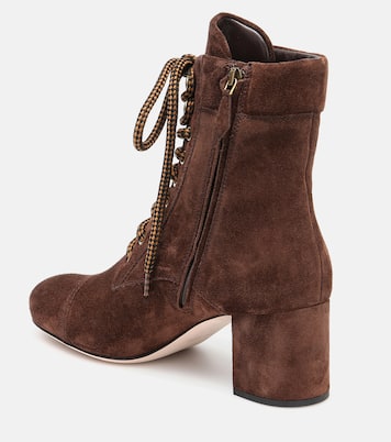 Suede ankle boots | Miu Miu