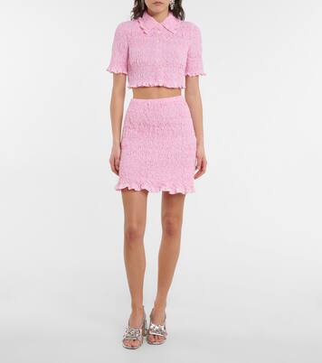 Minirock aus Baumwolle | Miu Miu