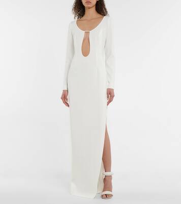 Robe longue en crêpe | Mônot