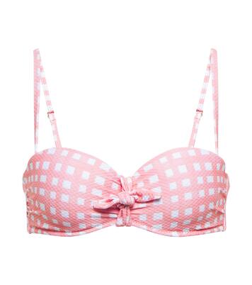 Haut de bikini Maldives à carreaux | Heidi Klein